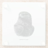 Golden Eagle Black & White ガラスコースター (裏面)