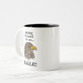 Golden Eagle Head ツートーンマグカップ (正面左)