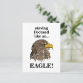 Golden Eagle Head ポストカード (スタンド正面)