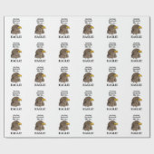 Golden Eagle Head ラッピングペーパー (フラット)