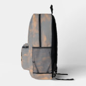 Golden Eagle in Cloudy Sky Backpack プリントバックパック (右)