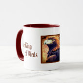 Golden Eagle, The King of Birds：Two‐tone Mug マグカップ (正面左)