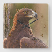 GOLDEN EAGLE “VOYAGER” SQUARE WALL CLOCK スクエア壁時計 (正面)
