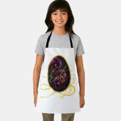 Golden Easter Egg and Elegant Iris エプロン (インサイチュ)
