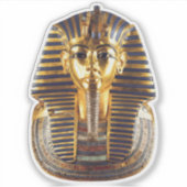 Golden Egyptian Pharaoh Mask Art シール (正面)