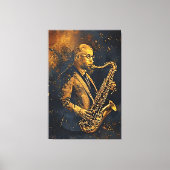 Golden Elegance キャンバスプリント (正面)