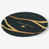 Golden Elegance Class Of Graduation ペーパープレート (アングル)