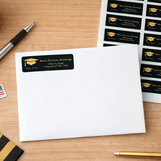 Golden Elegance Class Of Graduation ラベル