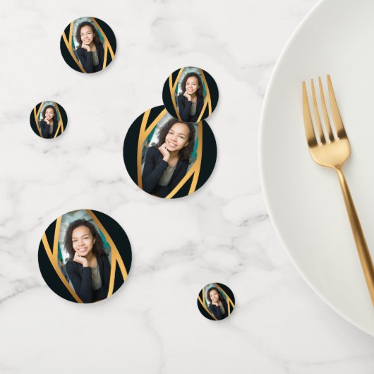 Golden Elegance Class Of Photo Graduation コンフェッティ (グループ)