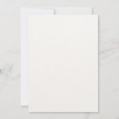 Golden Elegance Wedding Invitation 招待状 (裏面)