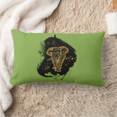 Golden Elephant Lendenkissen Greenery ランバークッション (ブランケット)