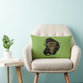 Golden Elephant Lendenkissen Greenery ランバークッション (椅子)