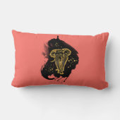 Golden Elephant Lendenkissen Living Coral ランバークッション (裏面)