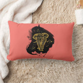 Golden Elephant Lendenkissen Living Coral ランバークッション (ブランケット)