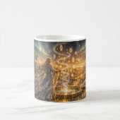 Golden Elven Fantasy Light Mug Impressionist Fan コーヒーマグカップ (中央)