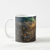 Golden Elven Fantasy Light Mug Impressionist Fan コーヒーマグカップ (左)