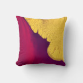 Golden Ember Abstract クッション (正面)