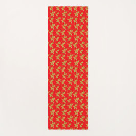  Golden embossed Japanese cranes ヨガマット