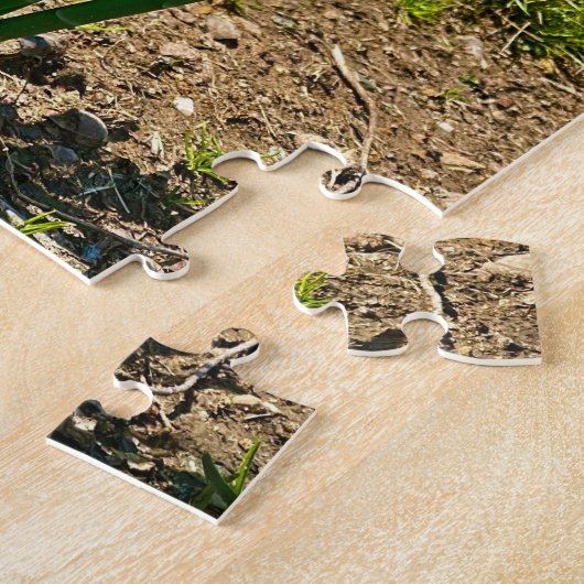 Golden Embrace | Daffodil Bloom in Springtime ジグソーパズル (側面)