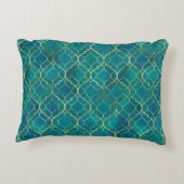 Golden Emerald Geometry アクセントクッション (裏面)