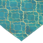 Golden Emerald Geometry テーブルクロス (アングル)