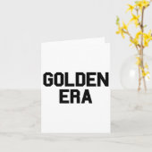 Golden Era Retro Style Old School Bodybuilding Wor カード (黄色い花)