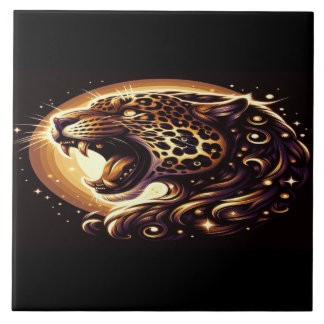 Golden Eyed Leopard タイル