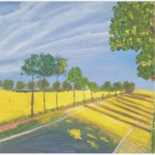 Golden Fields and Path シール (正面)