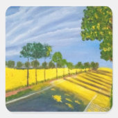 Golden Fields and Path スクエアシール (正面)