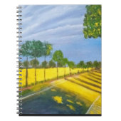 Golden Fields and Path ノートブック (正面)