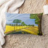 Golden Fields and Path ランバークッション (ブランケット)