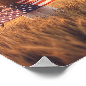 Golden Fields of Freedom – 4th of July Art ポスター (角)