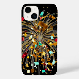 Golden Fireworks & Confetti Celebration Case-Mate iPhone 14ケース