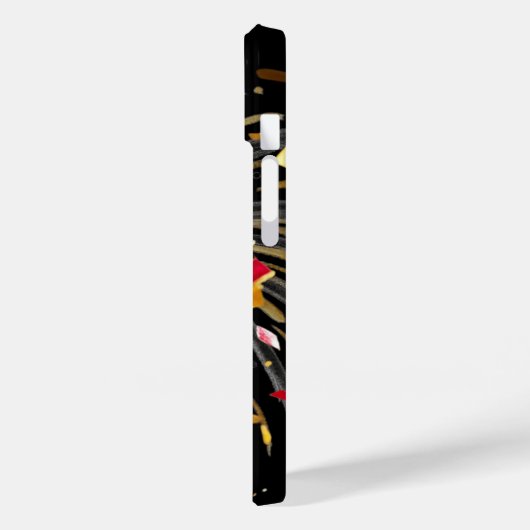 Golden Fireworks & Confetti Celebration Case-Mate iPhoneケース (裏面 / 左)