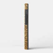 Golden Fish Scale Phone Case – Shimmering Elegance Case-Mate iPhoneケース (裏面 / 左)