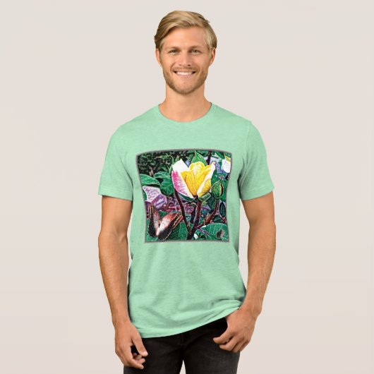 Golden Flame T-Shirt トライブレンドＴシャツ (正面全面)