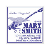 Golden Flangetail セルフインキングスタンプ (デザイン)