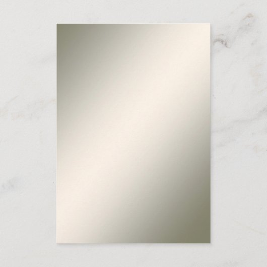 Golden Floral Detail Enclosure Card エンクロージャーカード (裏面)