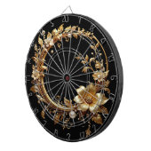 Golden Floral Ornate Dartboard ダーツボード (正面右)