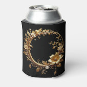 Golden Floral Ornate Frame Can Cooler 缶クーラー (缶裏面)