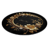 Golden Floral Ornate Frame Cutting Board カッティングボード (角)