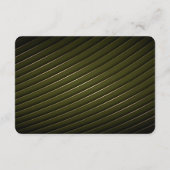 Golden Floral Ornate Frame Detail エンクロージャーカード (裏面)