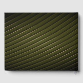 Golden Floral Ornate Frame Guest Book ゲストブック (裏面)