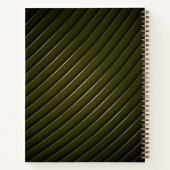 Golden Floral Ornate Frame Notebook ノートブック (裏面)