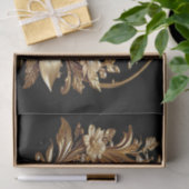 Golden Floral Ornate Frame Tissue Paper 薄葉紙 (ギフト)
