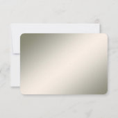 Golden Floral RSVP Card (裏面)