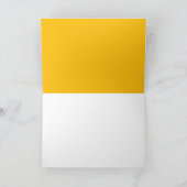 Golden Flowers Thank you ! カード (内部)