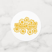 Golden Flowers Thank you! コンフェッティ (スモール正面)