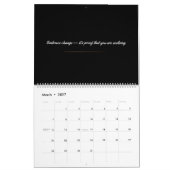 Golden Focus: Minimalist Inspirational 12-Calendar カレンダー (3月 2027)