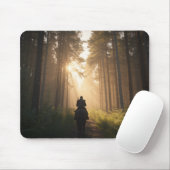 Golden Forest Rider Mousepad マウスパッド (マウス)